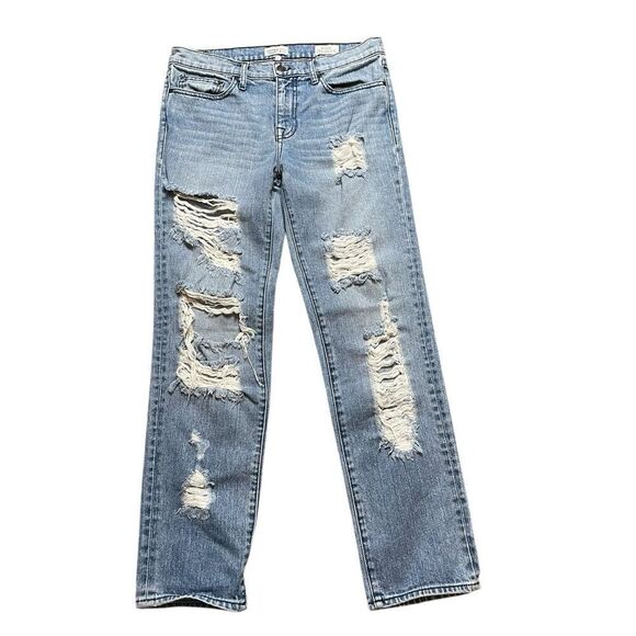 COPPER DENIM Miner Orphan Girl Jeans Distressed Size 27 - Picture 3 of 11